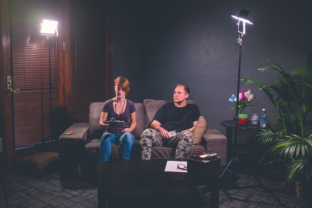 actress interview on set