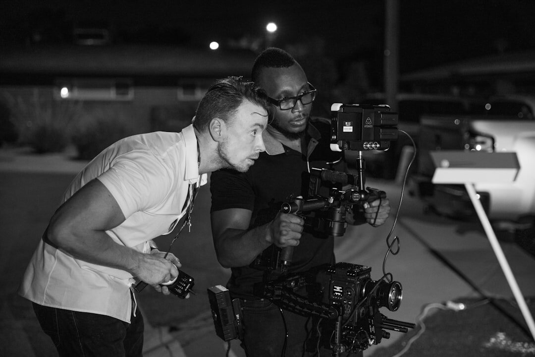 film set behind the scenes